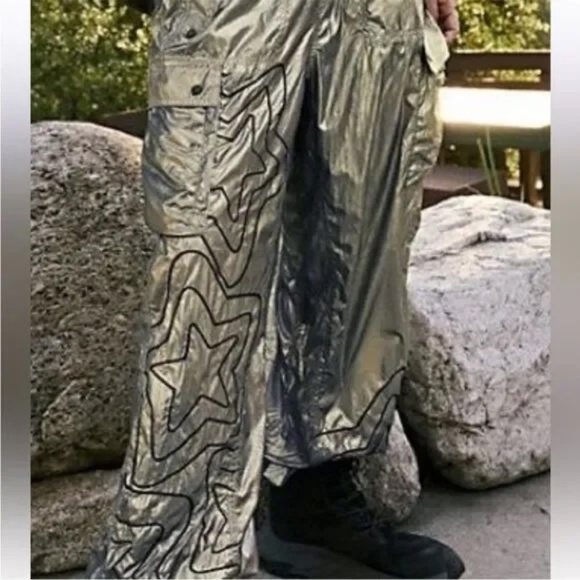 FP Movement Color Burst Shine Hike Pants Size Small - Picture 3 of 12